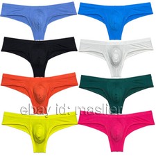 Men's Modal Enhancing Bulge Pouch Boxers Briefs Underwear Male Bikini Panties