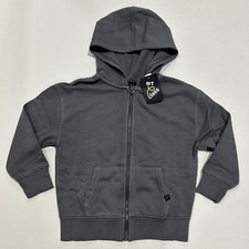 Boys' Zip-Up Hooded Sweatshirt - art class Gray XS 4/5 