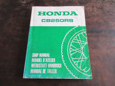 Honda CB250RS 1980 OEM Shop Manual Workshop Manual Manuel D'Atelier