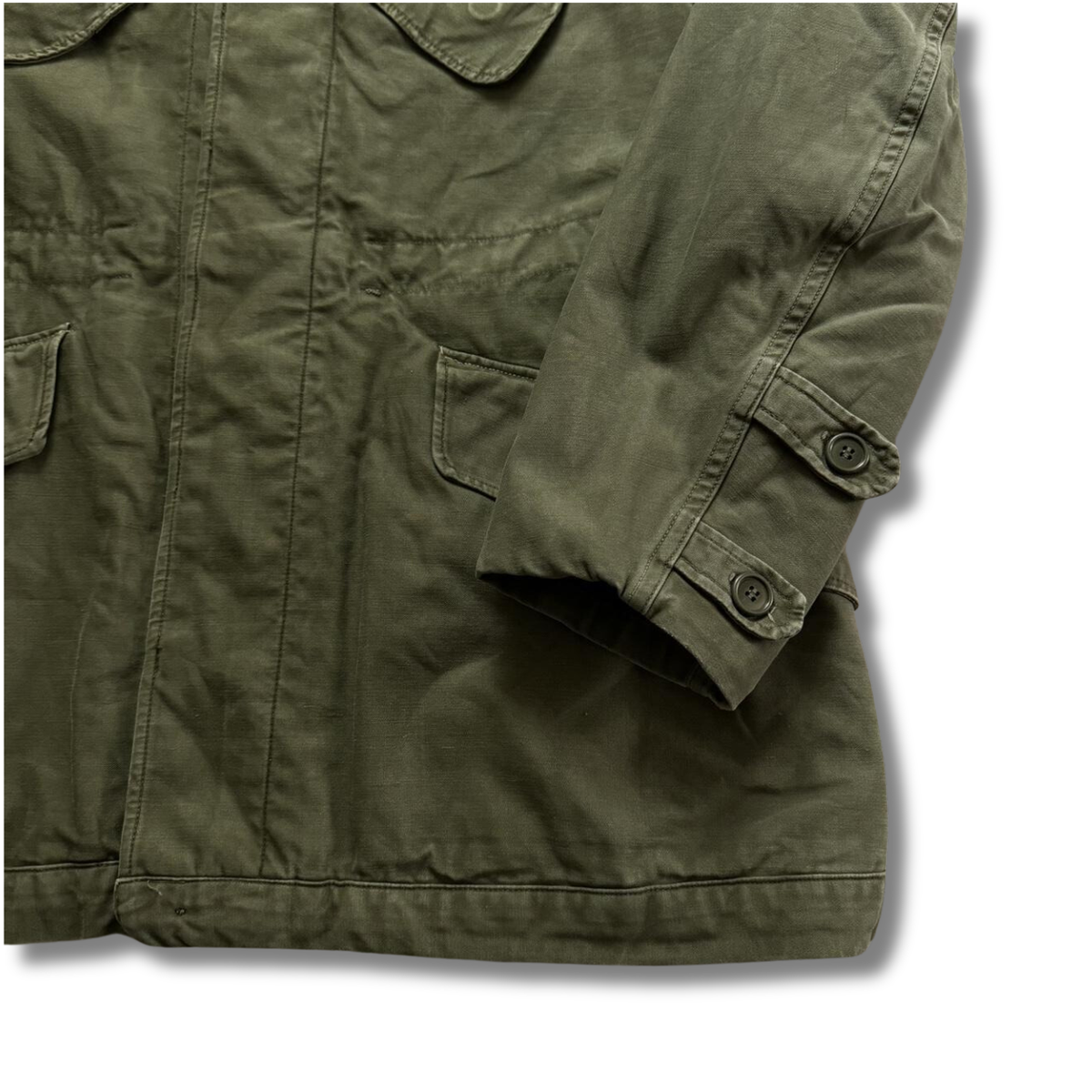 60s Military Vinvtage 1966 Dated Dutch Army Seyntex KL Khaki