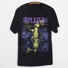 New Sepultura Chaos AD purple Black Short Sleeve Men All Size Shirt