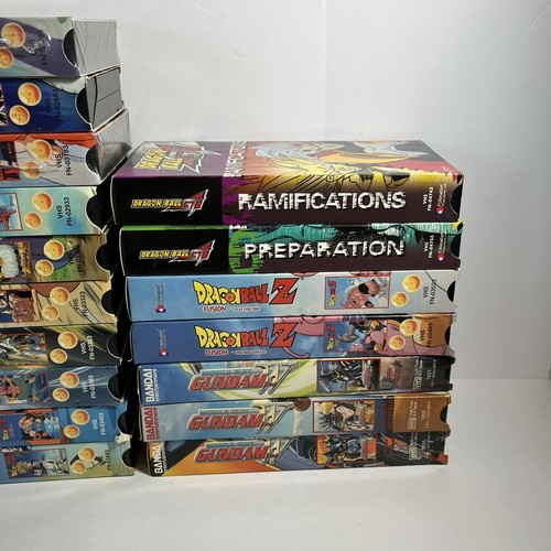 Dragonball Z/GT- Gundam W Anime VHS Lot Of 17 Tapes- 2 Are New Sealed- Majin - Picture 6 of 12