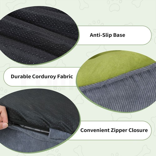 Pet Dog Calming Bed Cat Sofa Beds Removable Washable Mat Waterproof Linner Warm - Picture 383 of 462