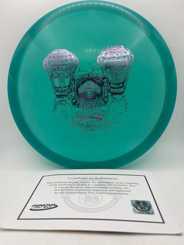 Innova disc golf USDGC 2011 champion ring roc Ken Climo /200 choose number - Image 2 of 4