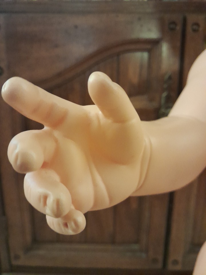 Vintage 32" Kaysam Jolly Toys 1960 Playpal Type Companion Doll Extra