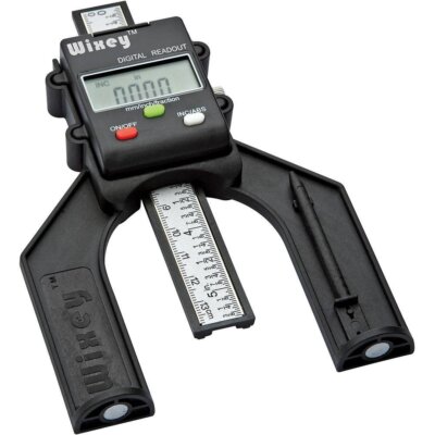 Wr25 Mini 3'' Digital Height Gauge For Woodworking Displays Inches With Fractions