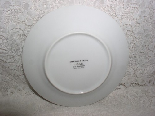 Plato de pastel de pan sinceridad Imperial China W. Dalton excelente estado - Imagen 3 de 3