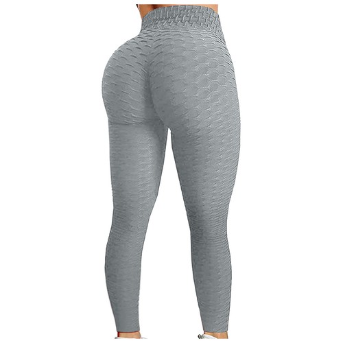 Women Push Up Yoga Pants Anti-Cellulite Leggings Gym Sports Waffle Scrunch Pants - Picture 18 of 29