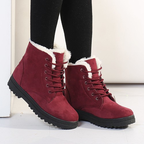 Scarpe Donna Invernali Stivali Scarponcini Pelo Tronchetti Casual | eBay
