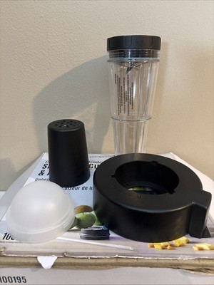 Pampered Chef Deluxe Cooking Blender Smoothie Cup & Adapter #100195