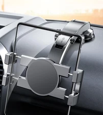 iPad Holder for Car, Dashboard Tablet Holder for Car Suction Cup Mount with Larg