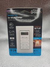 MyTouchSmart Simple Set In-Wall Timer, White 26893
