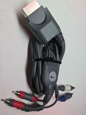 React Xbox 360 Component HD AV Cable HDTV Switch RCA 5-Plug Gray