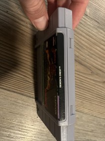 Demons Crest (Super Nintendo SNES) Authentic Tested & Working
