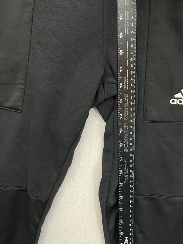 Adidas Jogginghose Herren Large Schwarz Tapered Fußball Kordelzug - Bild 4 von 8