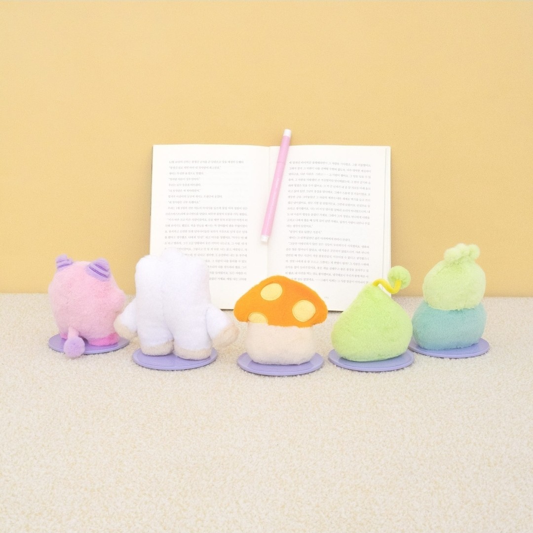 MapleStory Standing Petit Monsters Fuzzy Magnet Plush &Display