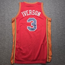 Allen Iverson Reebok Syracuse Nationals Hardwood Classics Large +2 1954-55