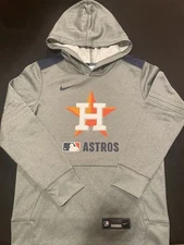 Nike Houston Astros Hoodie Therma Fit Youth Medium Free Shipping NWOT