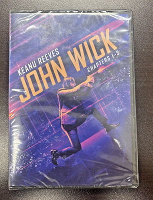 John Wick Chapters 1 -3 DVD New Sealed