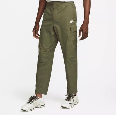 Nike Size M Men's NSW Woven Unlined Utility Cargo Pants Olive