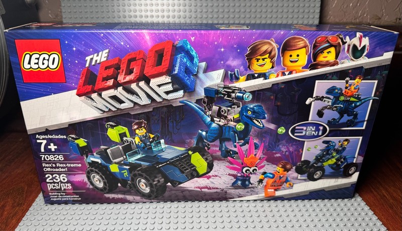 THE LEGO MOVIE 2 -- REX'S REX-TREME OFFROADER BRAND NEW SEALED SET 70826