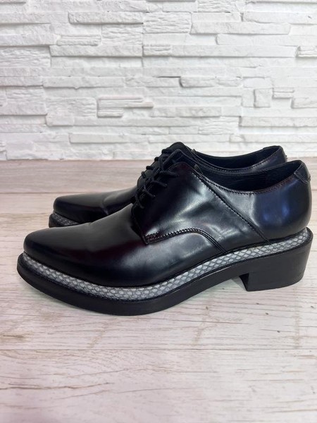 Women Acne Studios Oxford Black Leather 40