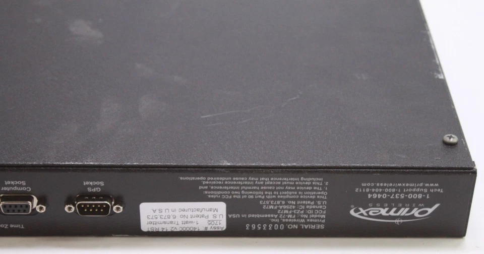 Primex Wireless FM-72 Transmitter As IS Untested READ DESCRIPTION - Image 3 of 3