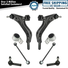 6 Piece Steering Suspension Kit Control Arms w/ Ball Joints Outer Tie Rods Links