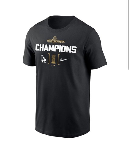 Men's LA Dodgers Nike Black 2024 World Series Champions Trophy T-Shirt XL - Bild 2 von 3