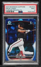 2023 Bowman Sapphire Edition Chrome Prospects Druw Jones #BCP-25 PSA 9 MINT 2l4
