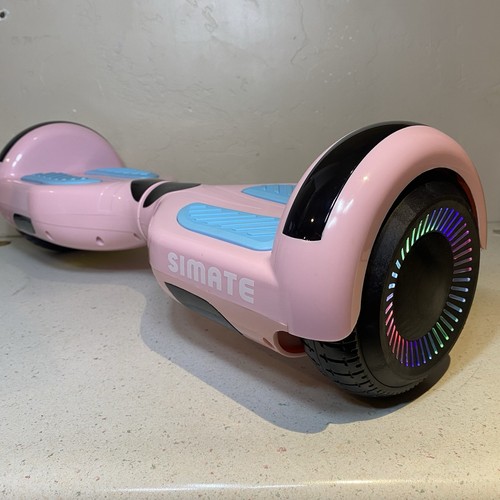 SIMATE Hoverboard Bluetooth All Terrain Hover Board With LED lights, App (read)