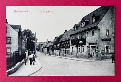 AK GERINGSWALDE um 1910 Untere Reitbahn mit Restauration   ( 170731