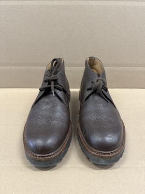 Bally Pebbled Leather Gisdal Chukka Boots Men display picture 2