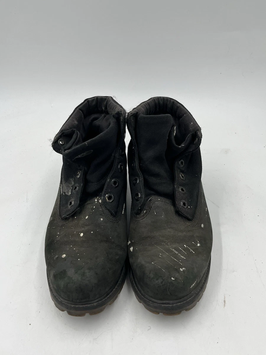 Timberland Roll Top Boots Black for sale | eBay