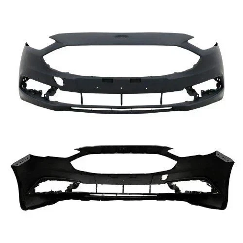 Conjunto de cubierta y rejilla de parachoques delantero cromados para Ford Fusion 2017-2018 Foto 3 de 4