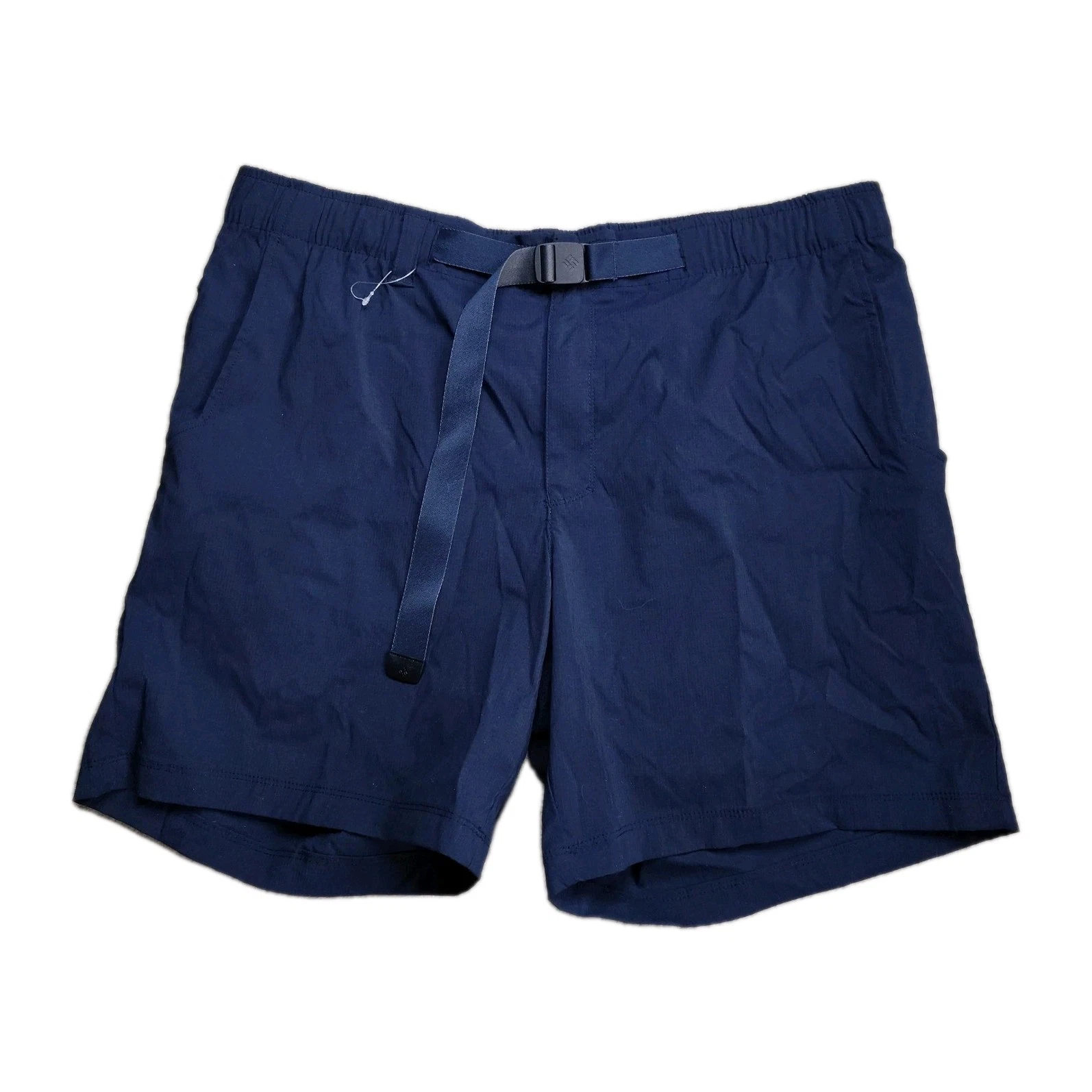 Columbia Shorts Mens 42 Brlue Landroamer Ripstop Omni Shade Belted Hiking Travel