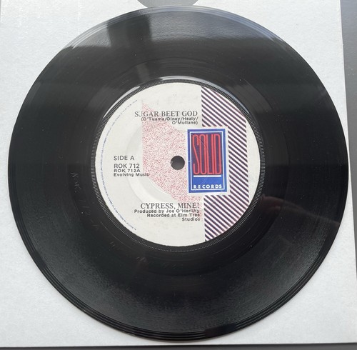Cypress, Mine! - Sugar Beet God 7” Record 1987 Indie Rock Ireland Solid Records