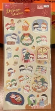 DAISO - Design Sticker  ~  Christmas  Kawaii Japan  ❄️ Snowman  Tree  Holiday ⛄️