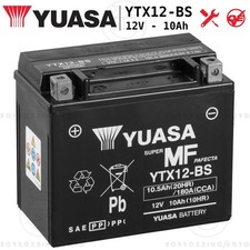 BATTERIA YUASA YTX12-BS SIGILLATA 12V 10Ah KYMCO X TOWN 300 I ABS E5 2021-2023