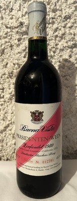 1980 Zinfandel  ''PRÄSIDENTEN WEIN''   Buena Vista