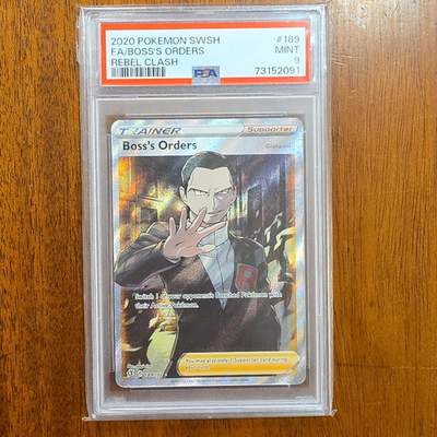 BOSS.K様オーダー Boss's Orders (Full Art) 189/192 Swsh02: Rebel Clash Holo for sale