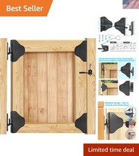 Effortless Installation Anti-Sag Gate Kit with Corner Braces Mounting Screws