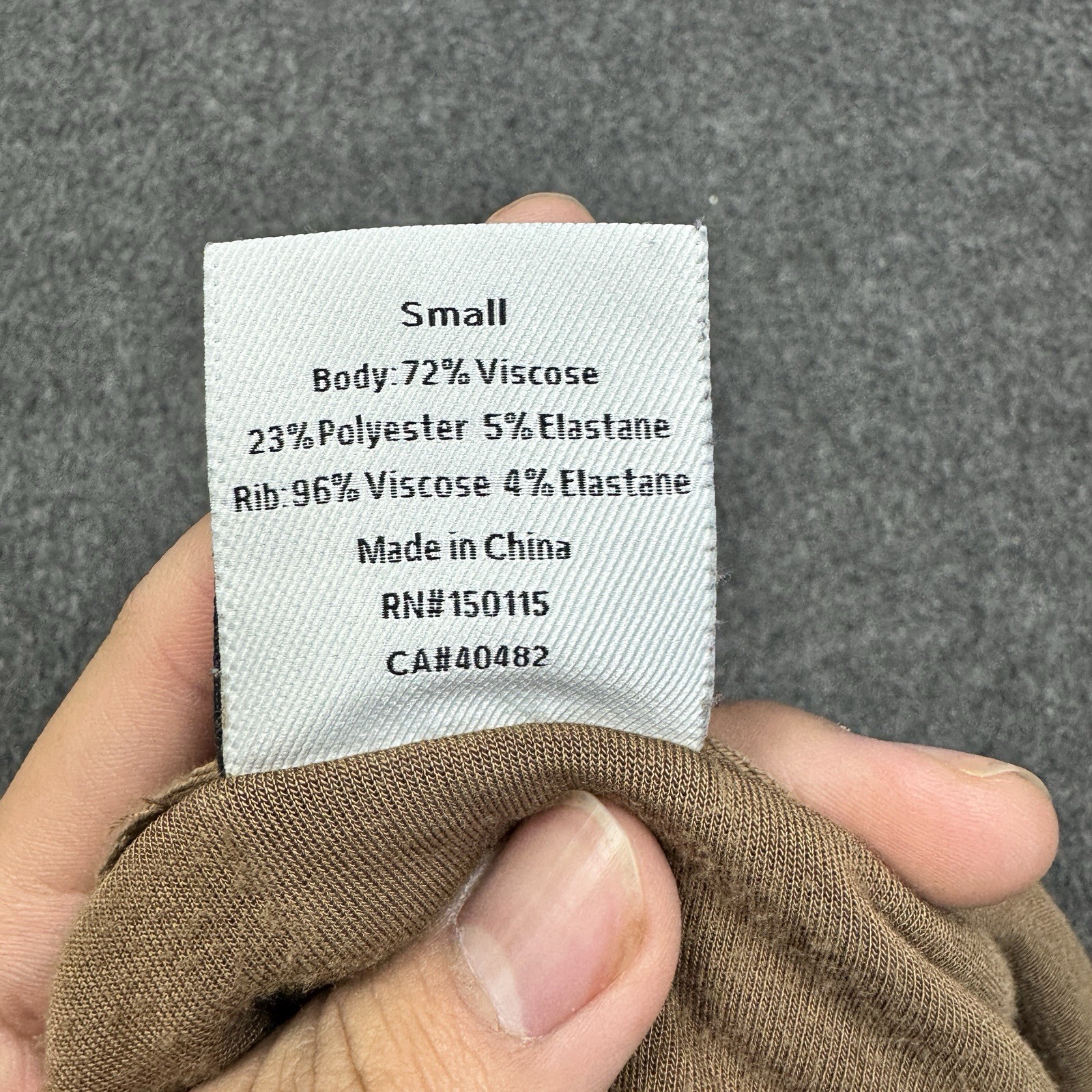 Varley DoubleSoft Zip Jacket Brown Small Funnel N… - image 5