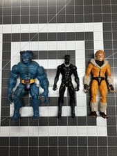Used Marvel Legends Loose Lot of 3 X-Men Black Panther Hasbro Toy Biz