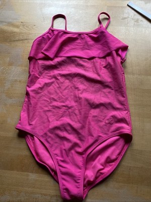 Badeanzug Mädchen Rosa Glitzer OP Größe L 10-12 Jahre Ungetragen