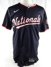 2024 Washington Nationals Jake Alu #39 Game Issued Navy Jersey 42 007