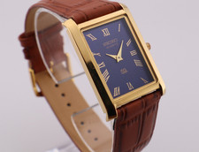 Vintage Seiko Slim Quartz  Men's Wrist Watch - Comes With New Battery, New Strap