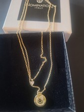 Doppelt Kette von Nomination Gold mit Zirkonia