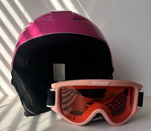 Children’s Snafu Skiing/Snowboarding Helmet (48/50) And Gordini Goggles - Picture 1 of 17