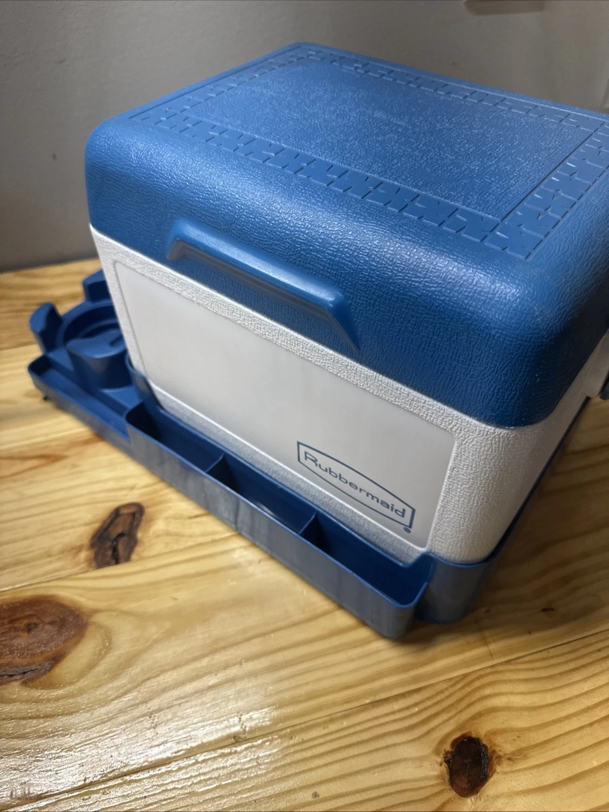 Rubbermaid/Gott Lunch Tote Console Cooler Drink Holders Vintage 6 Pack Lunchbox